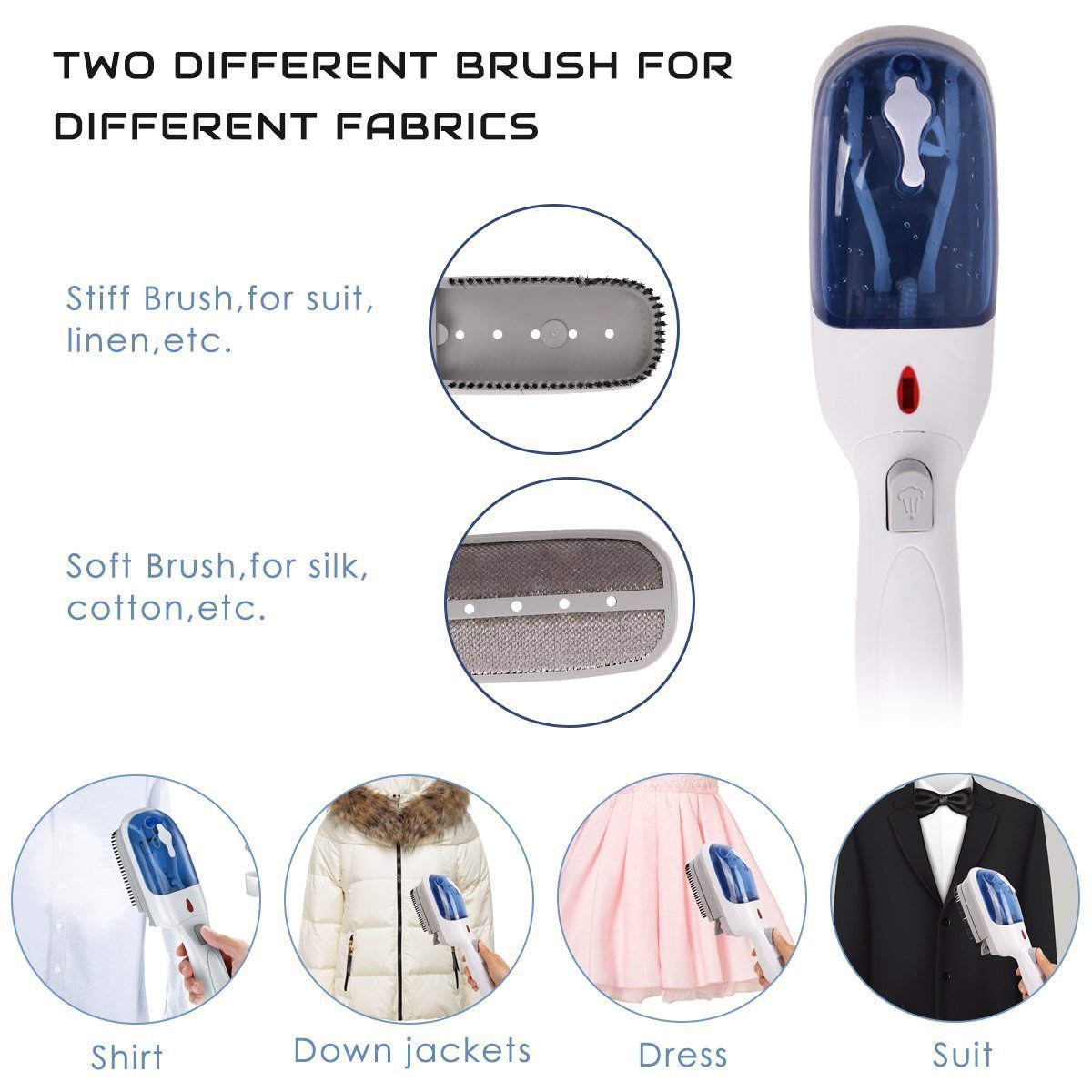 Portable Brush Steam Electric Iron