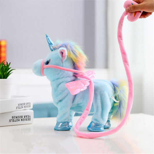 Electric Walking Unicorn Plush Toy - Balma Home