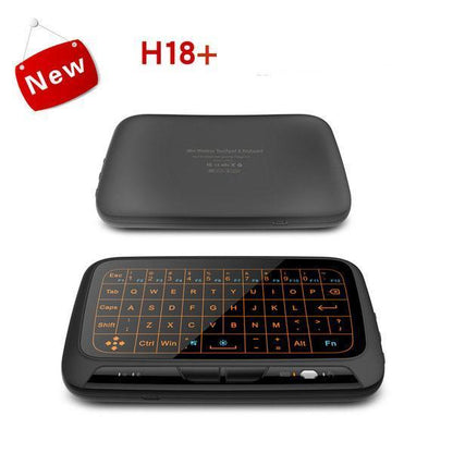 H18+ Backlit Mini Wireless Full Touchpad Keyboard