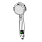 2022 Display LED Shower Head Water Adjustable Style 4Mode High Pressure Shower Head