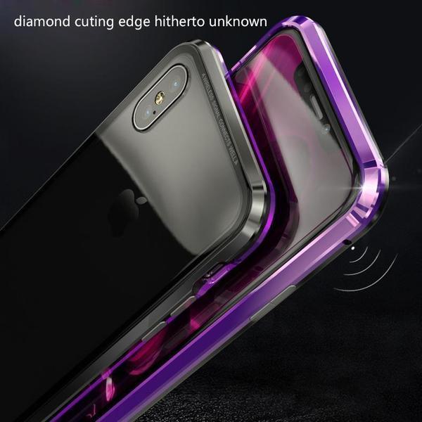 2019 Upgraded Magnetic Adsorption Two Side iPhone Case - Balma Home