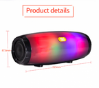 Wireless Bluetooth Led Speaker. Color LED. Waterproof