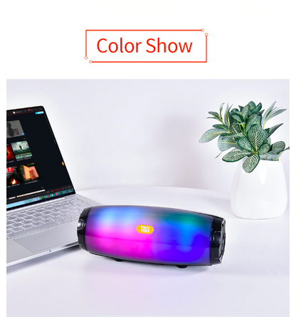 Wireless Bluetooth Led Speaker. Color LED. Waterproof