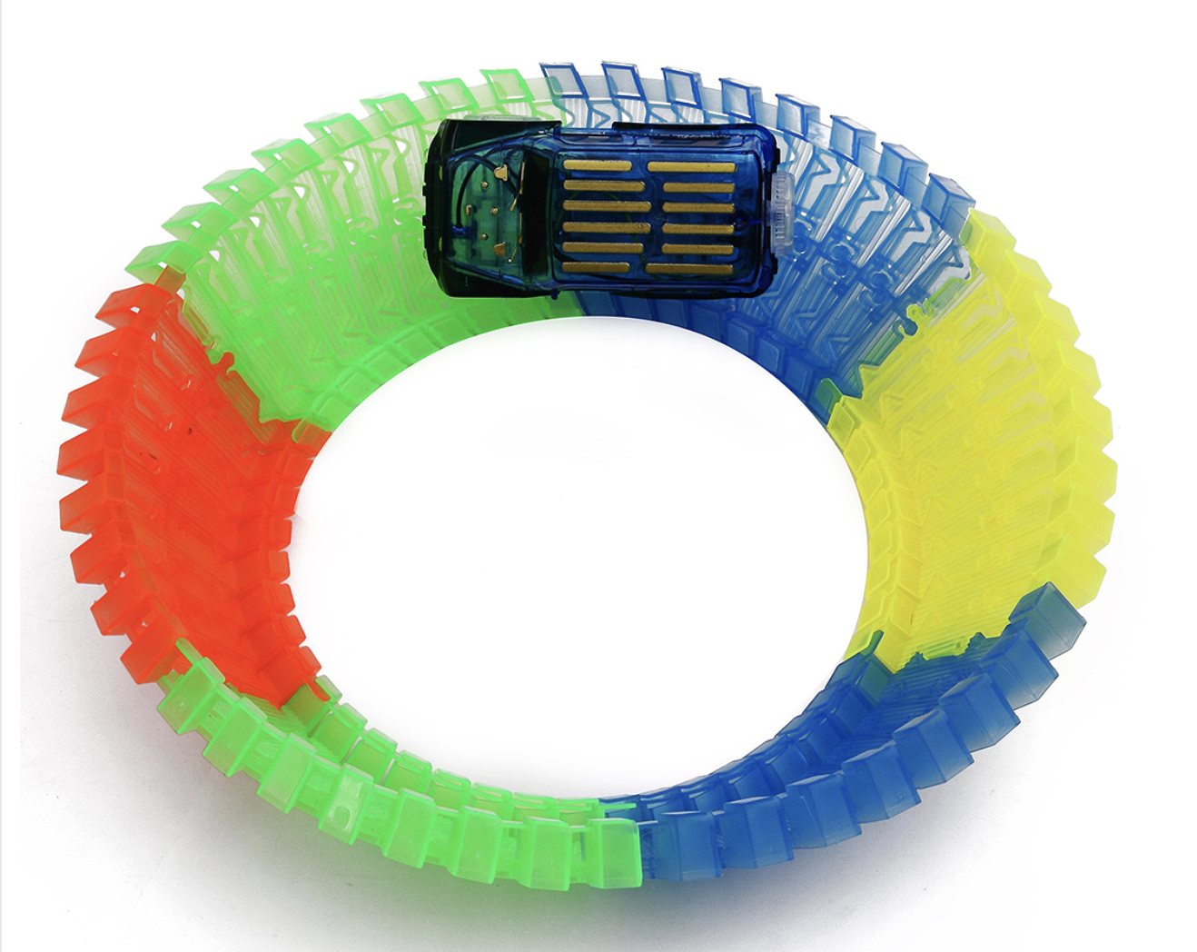 120pcs - Glow in the Dark Racing Toy Set - Balma Home