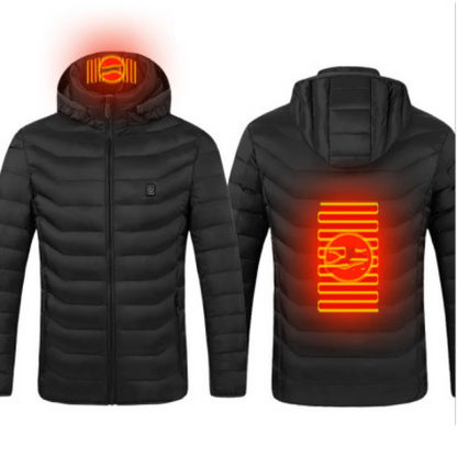 Heated Electric Warming Jacket Coat Fleece Work Body Battery Heating Apparel for Men and Women