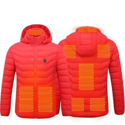 Heated Electric Warming Jacket Coat Fleece Work Body Battery Heating Apparel for Men and Women