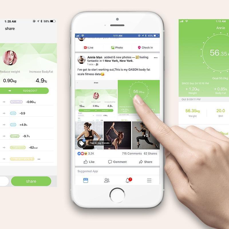 Digital bathroom body weight scale - Balma Home