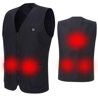 USB Heated Unisex Outdoor Vest Jacket