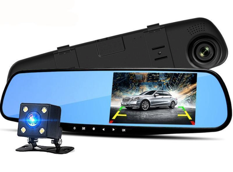 Dual Lens Dash Cam Vehicle Front Rear HD 1080P Video Recorder