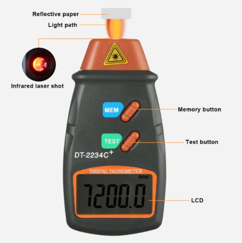 Digital Tachometer - Balma Home