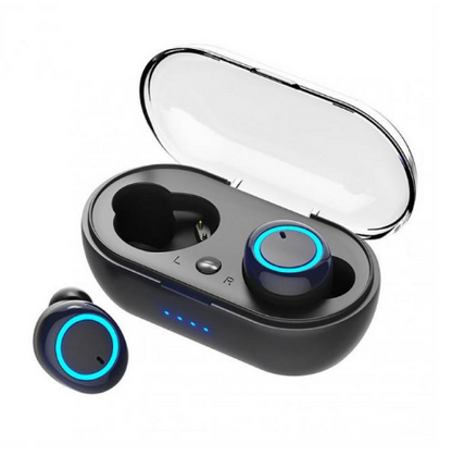 Wireless Headphones For The TV Earbuds Microphone With Charging Box Wireless Bluetooth Headphones