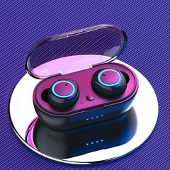 Wireless Headphones For The TV Earbuds Microphone With Charging Box Wireless Bluetooth Headphones