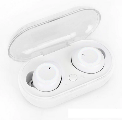 Wireless Headphones For The TV Earbuds Microphone With Charging Box Wireless Bluetooth Headphones