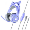 Image of HiFi Kitty Gaming Headset Stereo Bass With Microphone For PC PS4 Gaming Headset Cat Ears RGB Helmet