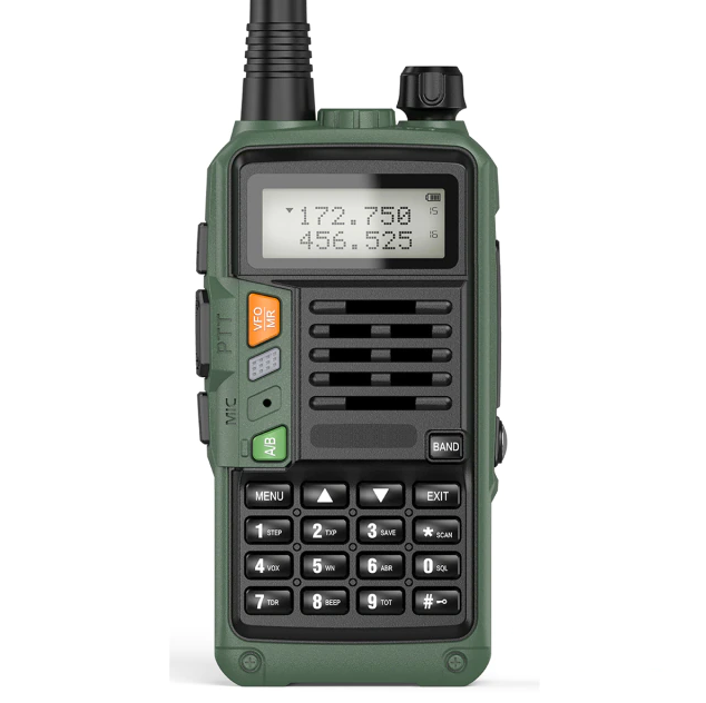 Powerful Handheld Long Range Walkie Talkie Transceiver With UHF VHF 2 Way Radios Dual Band