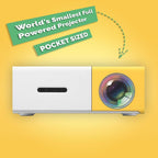 World's Smallest Full-Powered Projector - POCKET SIZED