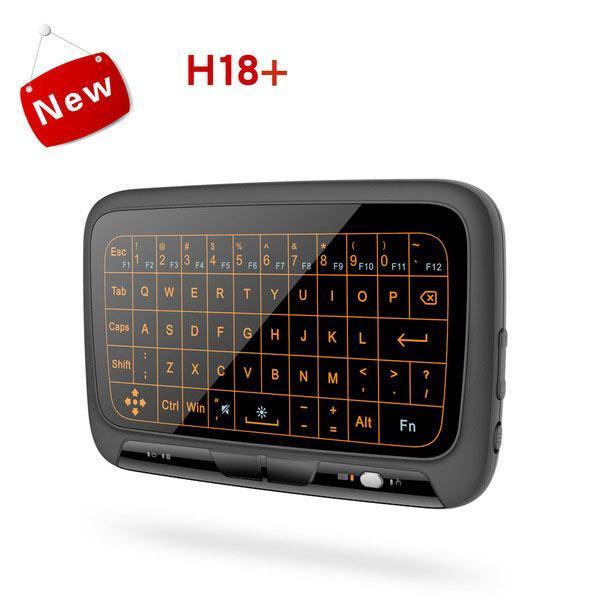 H18+ Backlit Mini Wireless Full Touchpad Keyboard