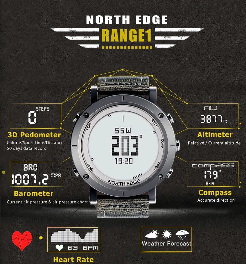 MENS DIGITAL MILITARY OUTDOOR SPORTS WATCH