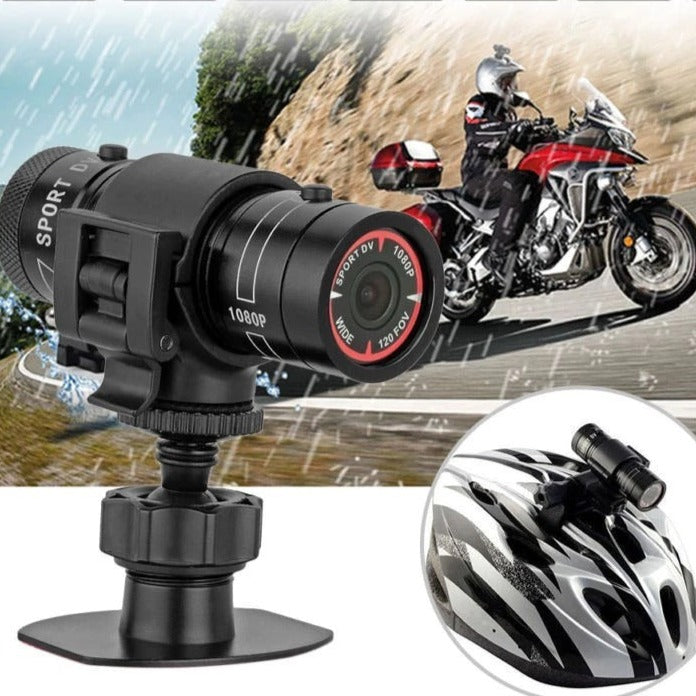 Helmet Mounted Camera For Motorcycle Bike Sports Action Mini Camera Fu ...