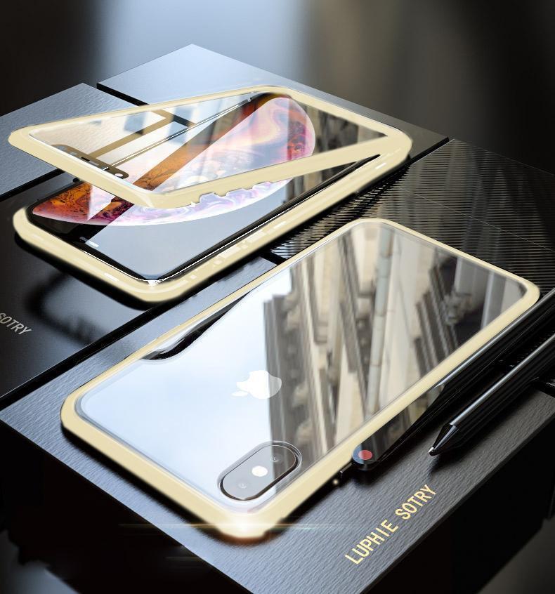2019 Upgraded Magnetic Adsorption Two Side iPhone Case - Balma Home