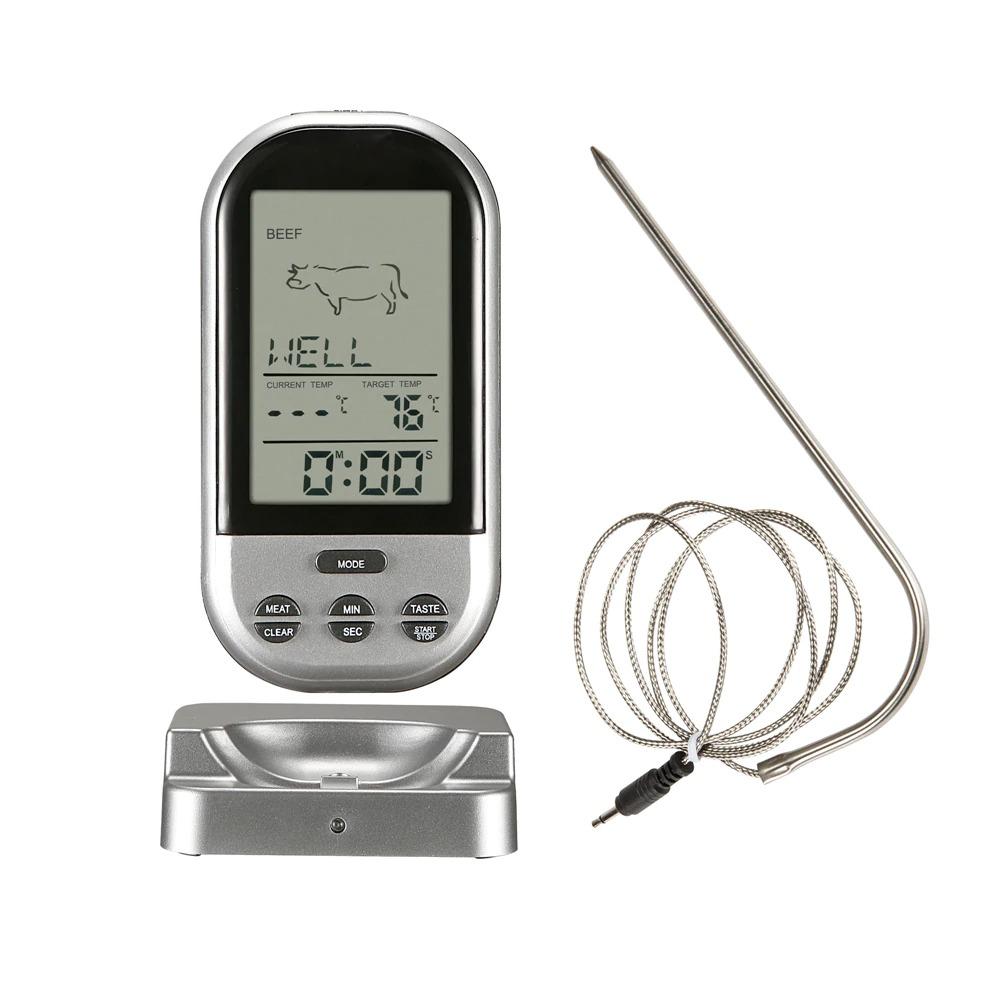 Digital Wireless Oven Thermometer with Timer Alarm