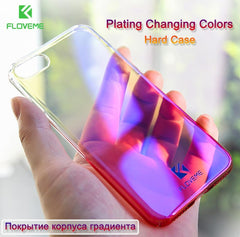 FLOVEME Changing Color Clear Case For iPhone 7 5 6 5S SE Ultra Thin