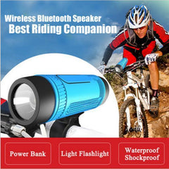 Multi-functional Bike Light Speaker Radio And Power Bank