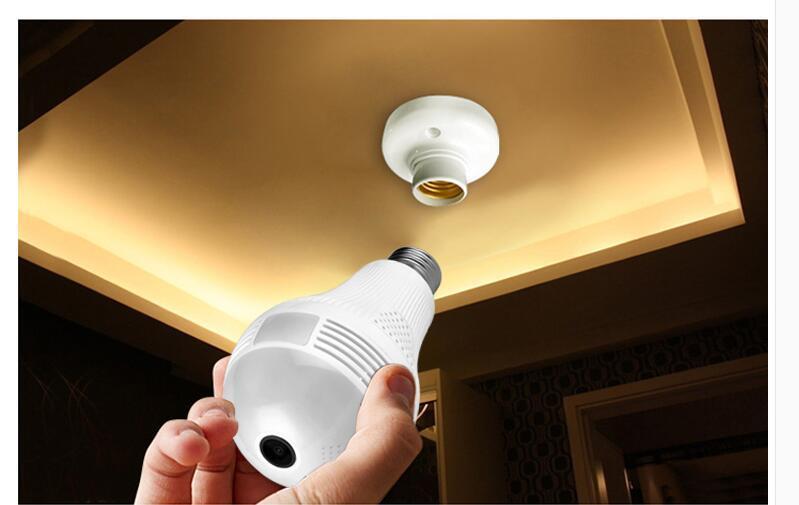 Light Bulb Camera "Never get robbed again"