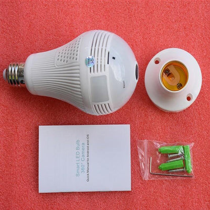 Light Bulb Camera "Never get robbed again"