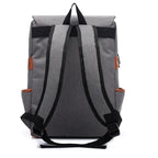 Vintage Laptop Backpack College School Bag with USB Port
