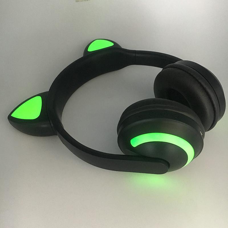 Cat Glowing Bluetooth Headphones - Balma Home