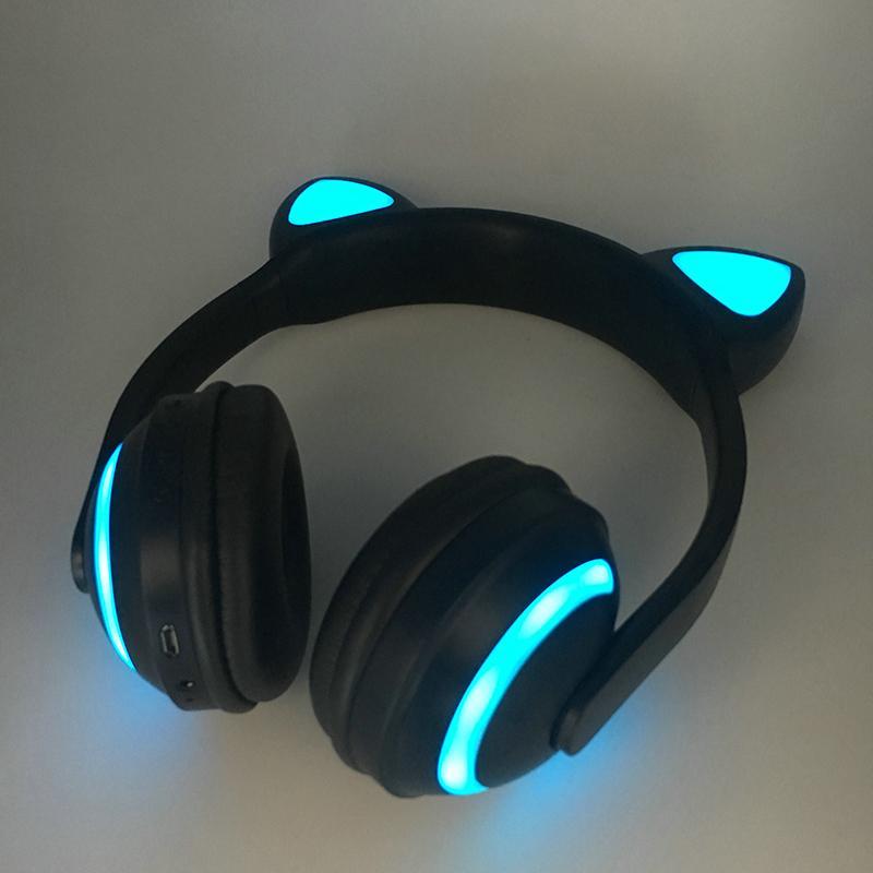 Cat Glowing Bluetooth Headphones - Balma Home