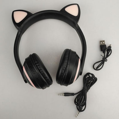 Cat Glowing Bluetooth Headphones - Balma Home