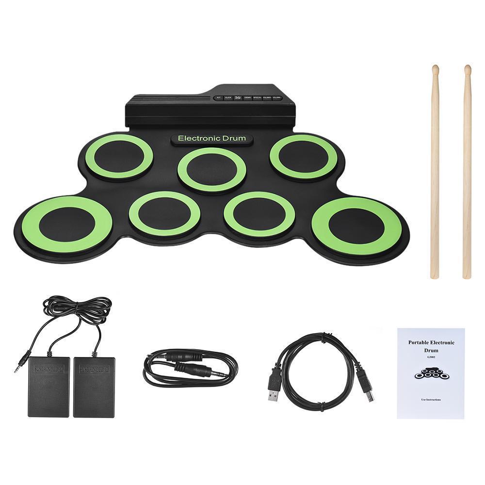 Portable Roll Up Electronic Drum Pad Set