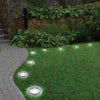 Image of Waterproof Solar Powered LED Disk Lights