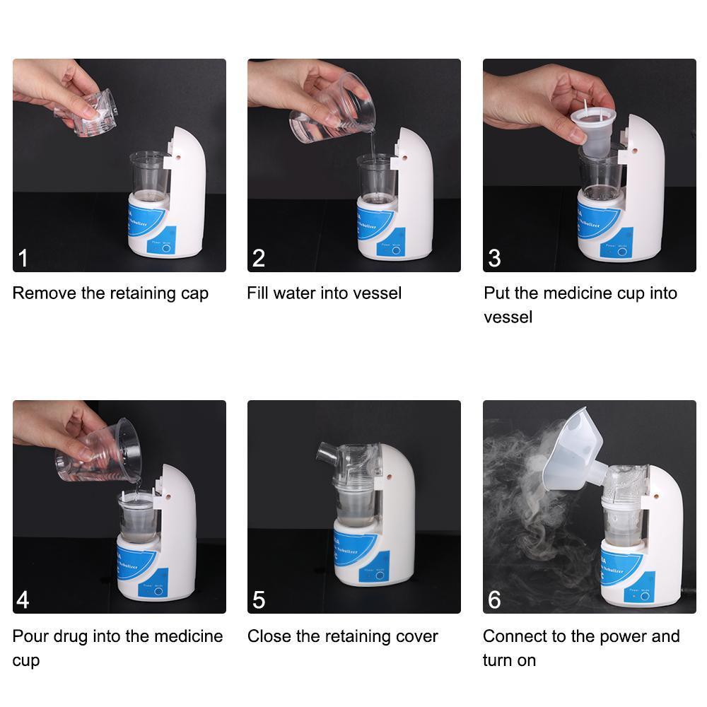 Portable Silent Ultrasonic Nebulizer