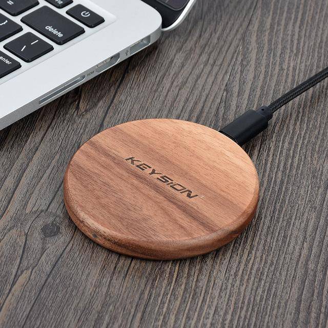 FastCharge Wireless Charger (Wood) - Balma Home