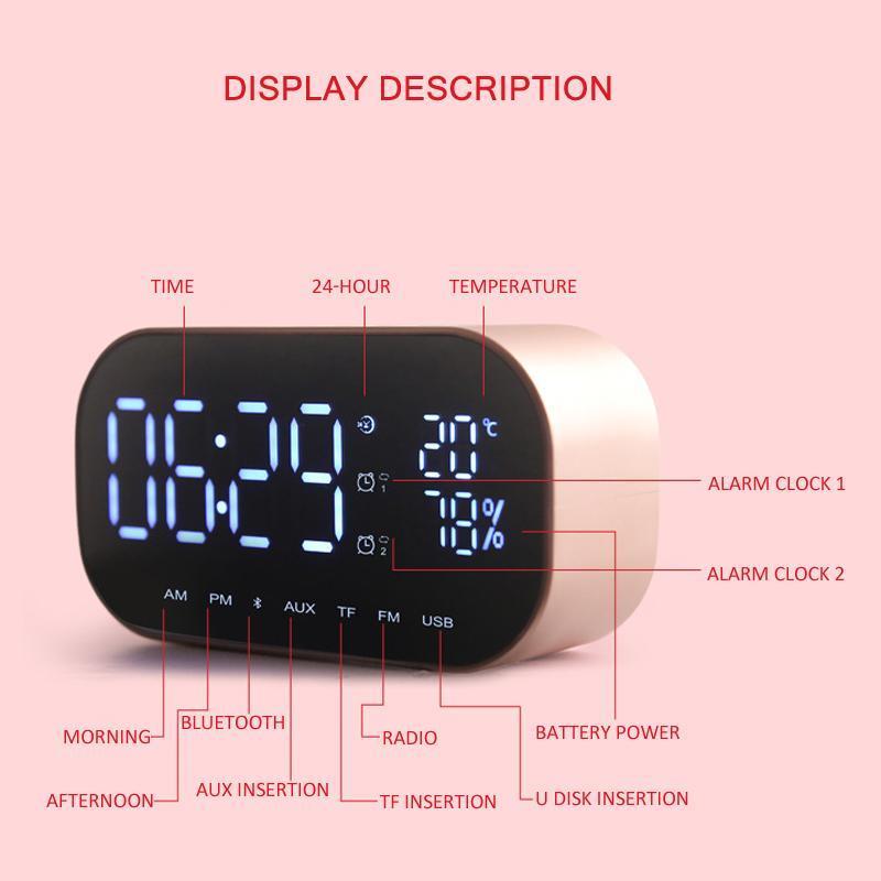 LED Smart Alarm Clock