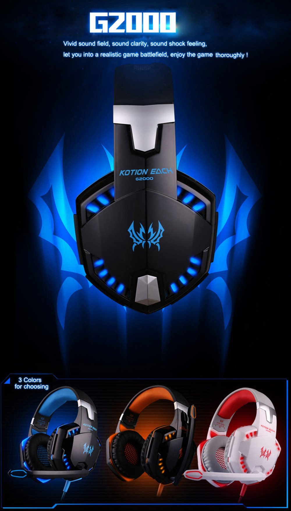 Gaming Headset "Light It Up" Edition - Balma Home