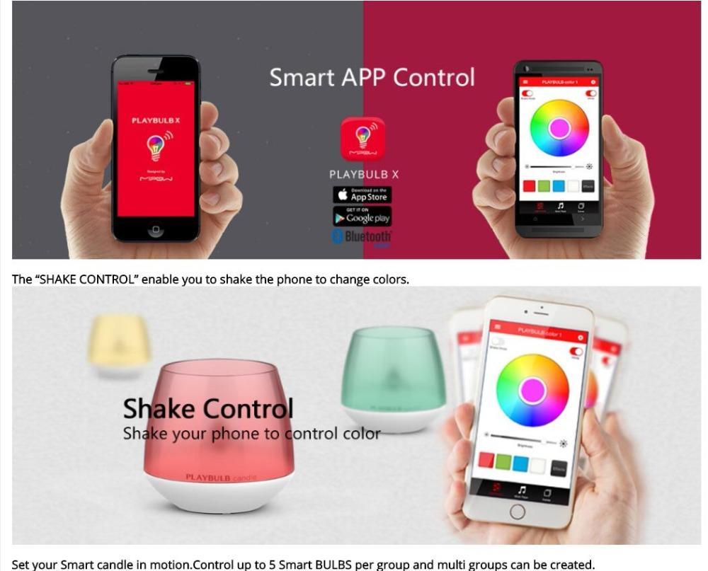 Smart Playbulb Flameless Led Candelight