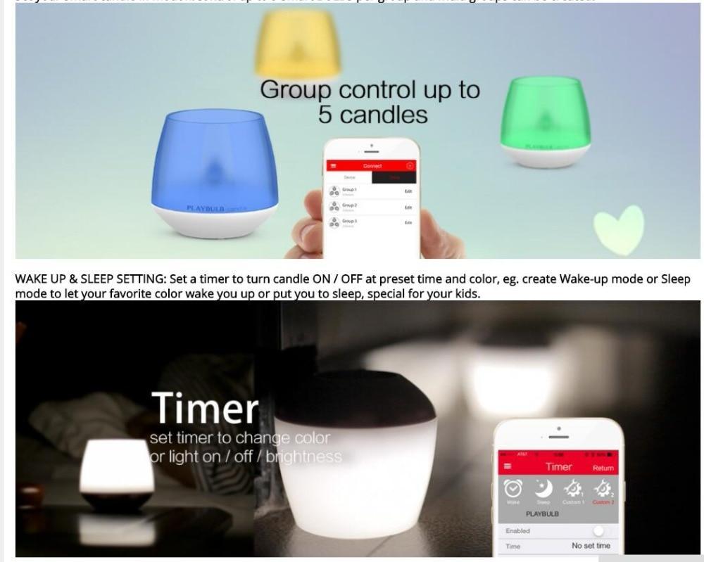 Smart Playbulb Flameless Led Candelight