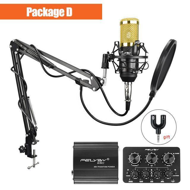 Streameo B800 Professional Condenser Microphone Set