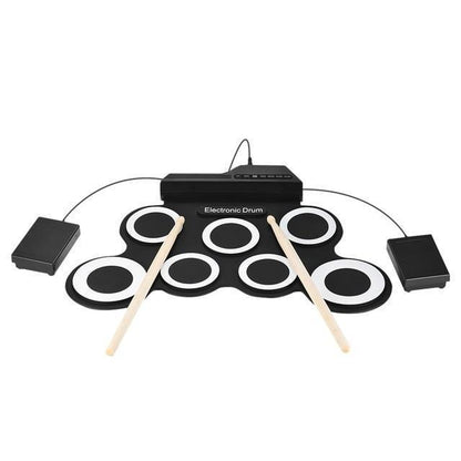 Portable Roll Up Electronic Drum Pad Set