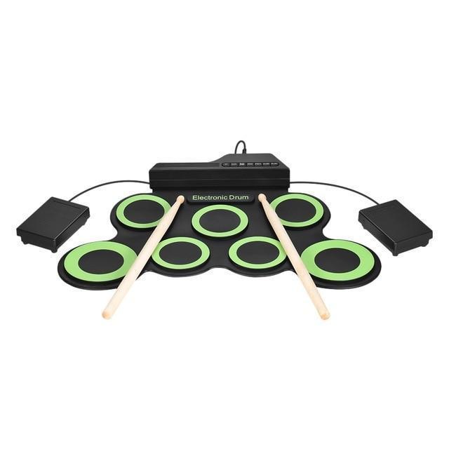 Portable Roll Up Electronic Drum Pad Set