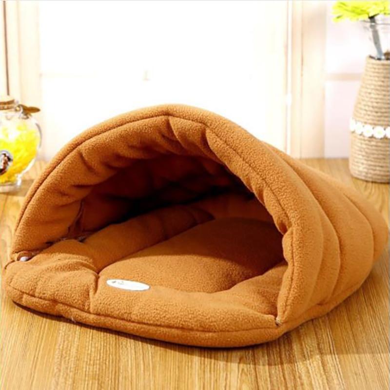 Warm Sleeping Fleece Dog Bed