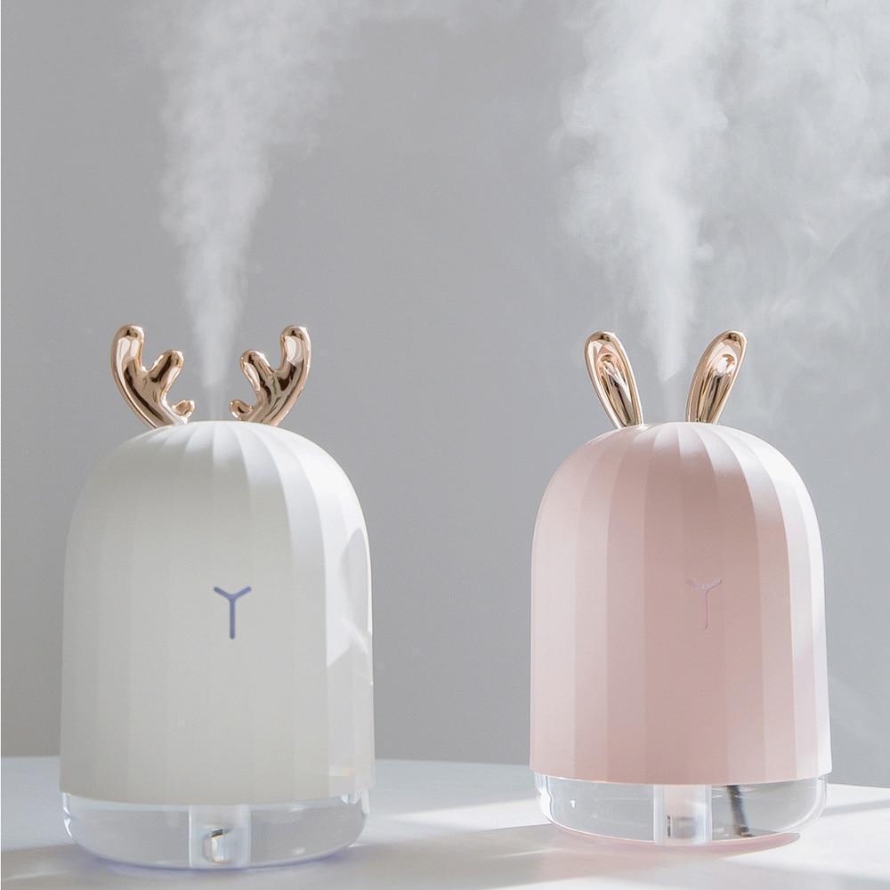 220ML Ultrasonic Air Humidifier with LED Night Lamp - Balma Home