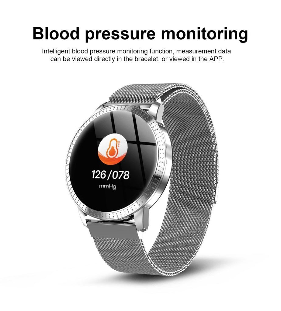 Women's Smart Watch Waterproof Fitness Heart Monitor Sport Smartwatch
