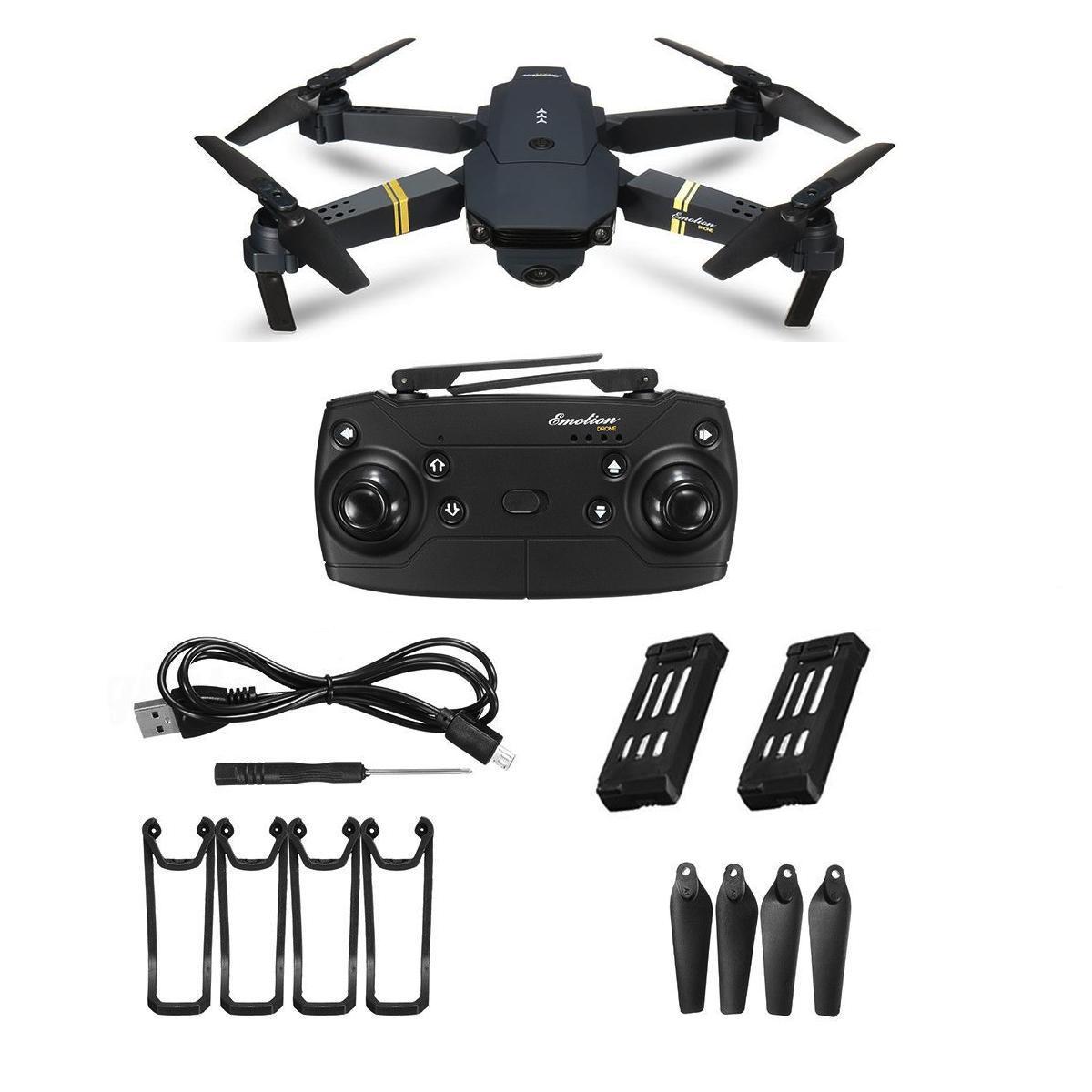 Skyhawk HD Foldable Air Selfie Drone - 2MP & 2 Battery Version