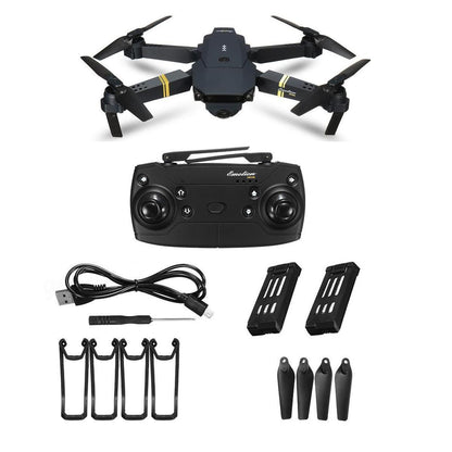 Skyhawk HD Foldable Air Selfie Drone - 2MP & 2 Battery Version