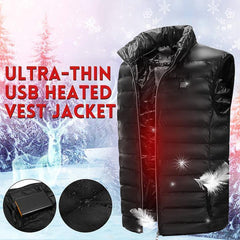 USB Heated Unisex Outdoor Vest Jacket
